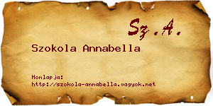 Szokola Annabella névjegykártya